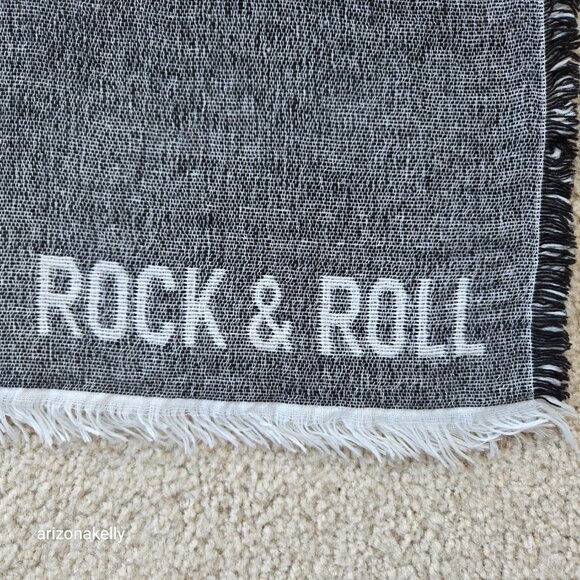 Saint & Sofia Rock & Roll Wool Blend Scarf - Picture 5 of 8
